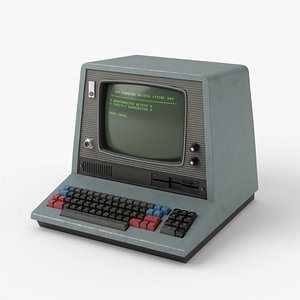 Retro-futuristic computer terminal