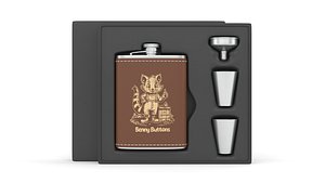 Personalized Flask Set model