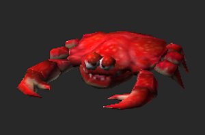 Crab lowpoly animated