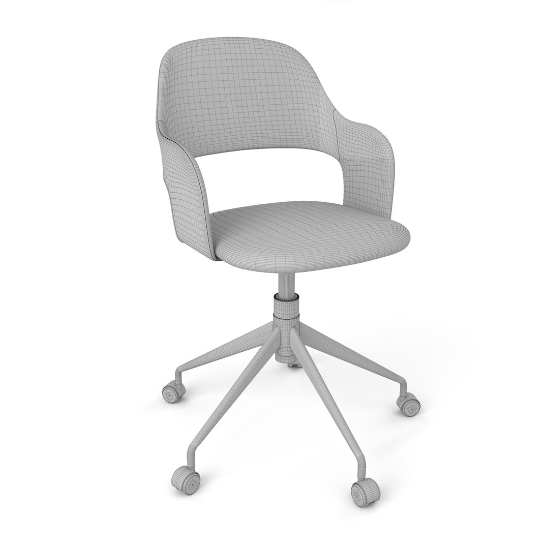 Jysk Reerslev Office Chair 3D Model TurboSquid 2060384