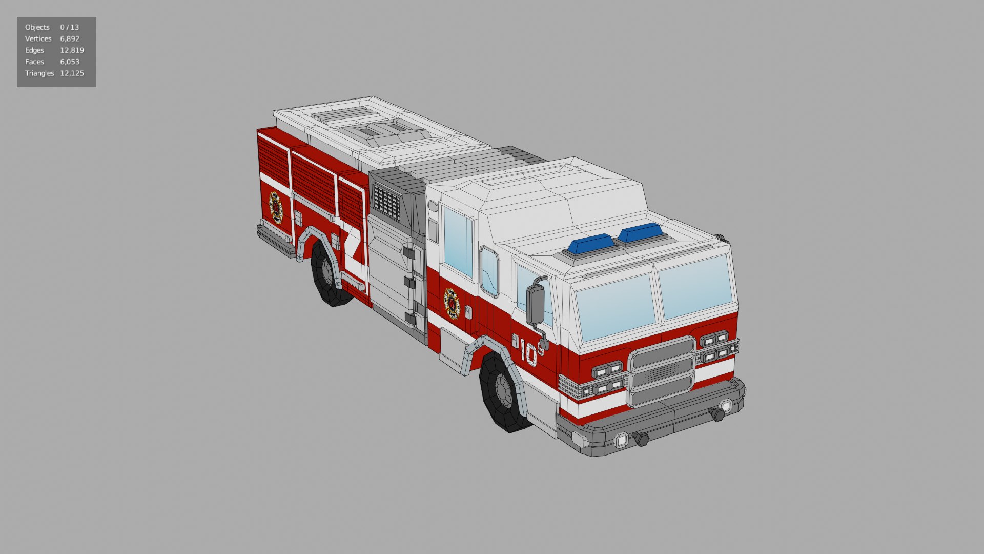 3D Low Poly Firetruck https://p.turbosquid.com/ts-thumb/Ec/6yJNPW/SH/firetruck_wireframe/png/1655904003/1920x1080/fit_q87/102576d72de7a312cbce7aa1dbd1624a59834b58/firetruck_wireframe.jpg