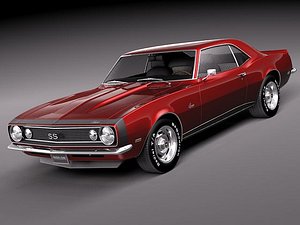 chevrolet chevelle 1969 3d obj