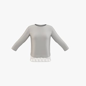 3D shirt real model