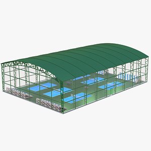 Pickleball Courts 3D