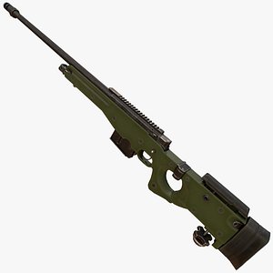 AWM  Accuracy International L96A3 Arctic Warfare .338 Lapua Magnum Green Color Without Scope