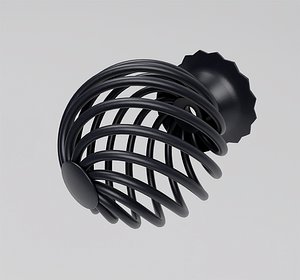 forged handle 3D model