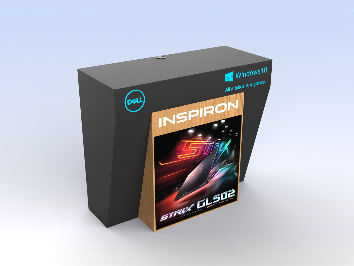 Stands POP Computer Table 3D Model - TurboSquid 1745588