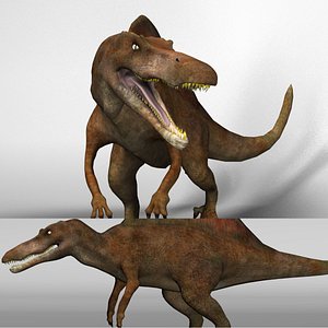spinosaurus dinosaurs 3d model