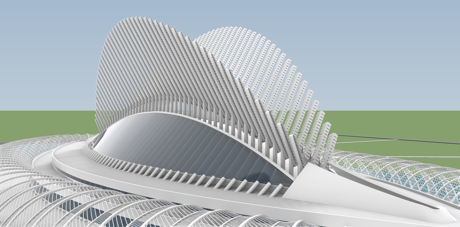 3D Florida Polytechnic University Santiago Calatrava - TurboSquid 1639128