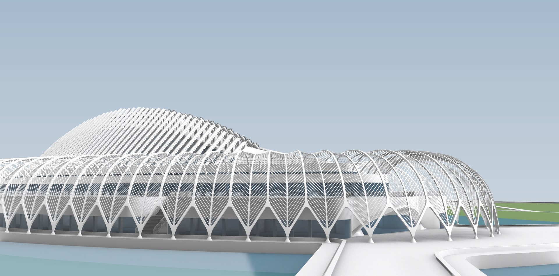 3D florida polytechnic university santiago calatrava - TurboSquid 1639128