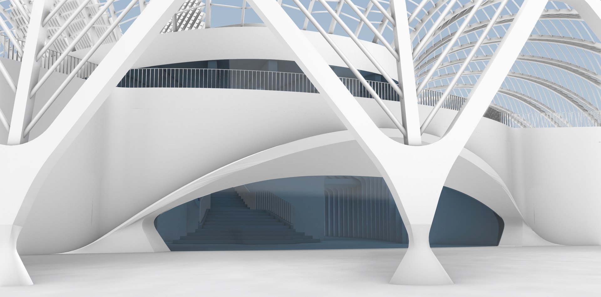 3D Florida Polytechnic University Santiago Calatrava - TurboSquid 1639128