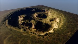 Island Terrain 1 3D