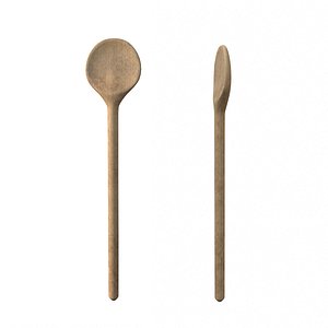 Wooden Spoon 2 3D model