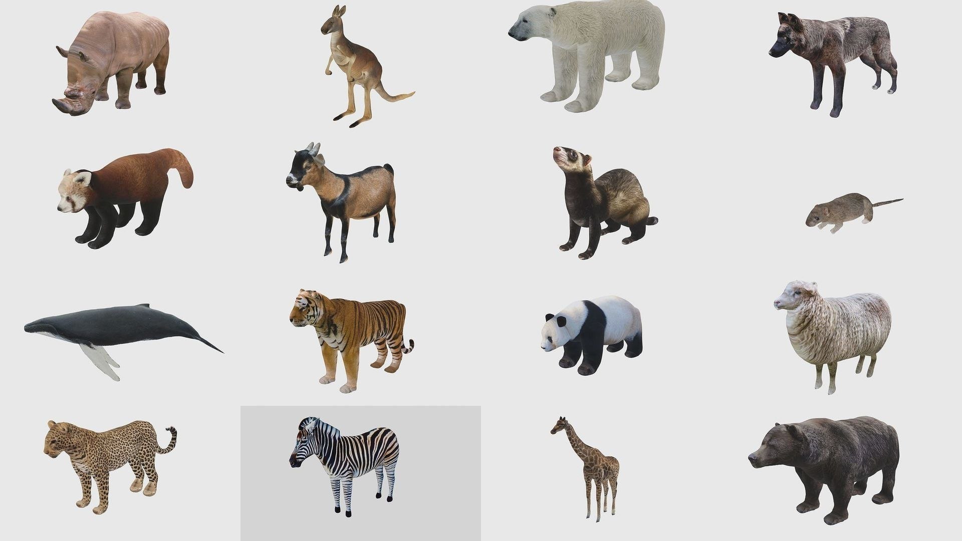 3D 100 Low Poly Animals Rigged With Realistic Textures https://p.turbosquid.com/ts-thumb/Ec/ZeDid3/ZX/104lowpolyanimalsriggedwithrealistictextures3dmodelfbxblend/jpeg/1652825261/1920x1080/fit_q87/1a8c990b30cbe1b80d7b62de14979a0ecbaa9453/104lowpolyanimalsriggedwithrealistictextures3dmodelfbxblend.jpg