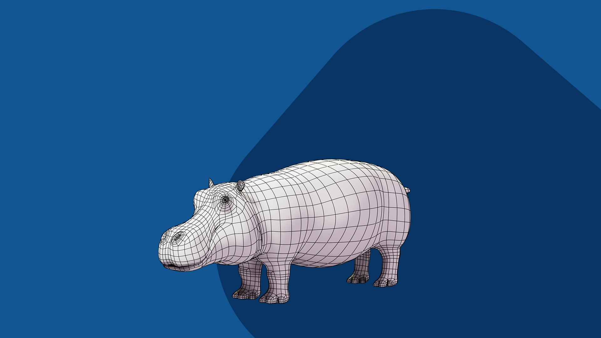 3D Hippo 3D Cartoon Rigged Model - Blender - TurboSquid 2196813