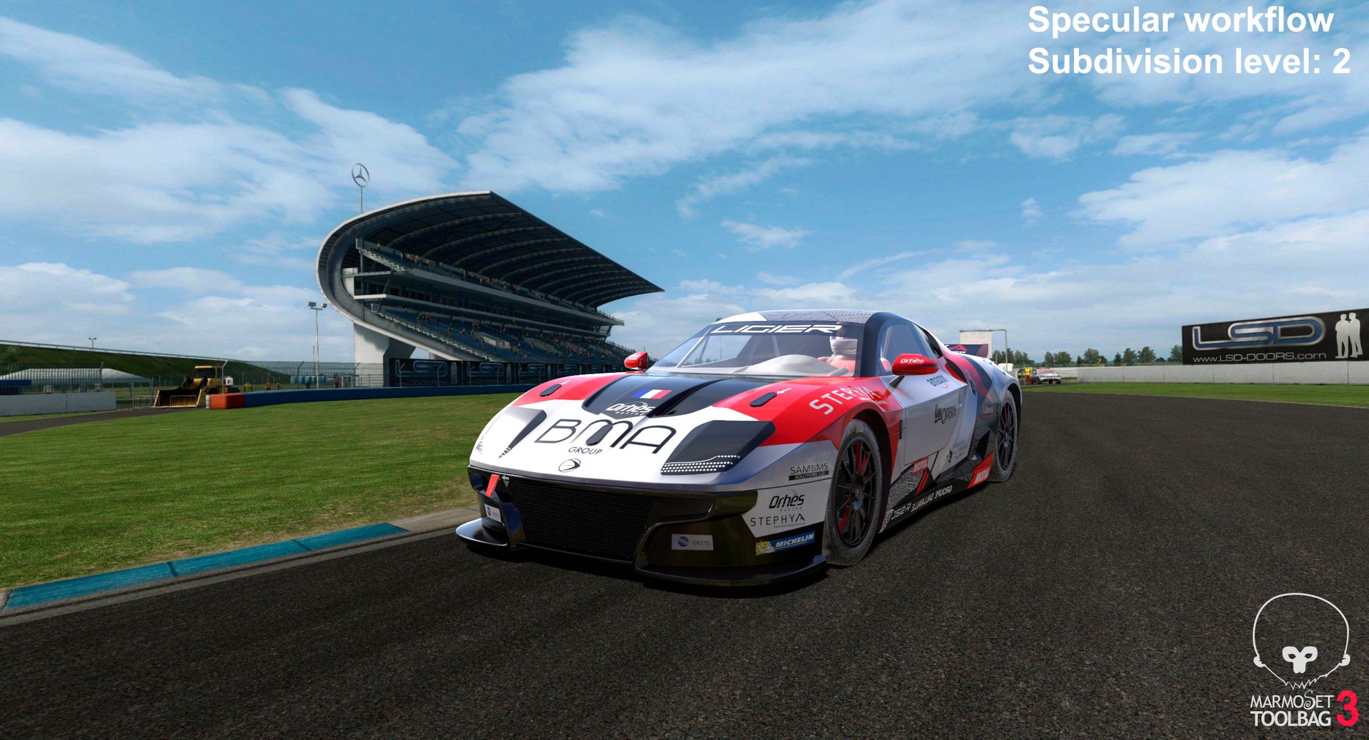 Ligier JS2 R Orhes Racing 24 model https://p.turbosquid.com/ts-thumb/Ec/lRZHL3/Vw/screenshot017/png/1626356938/1920x1080/fit_q87/c4e8d4698e01c46481199210c8f83cfe61e476f1/screenshot017.jpg