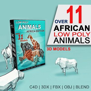 Low Poly Animals (Africa Edition)
