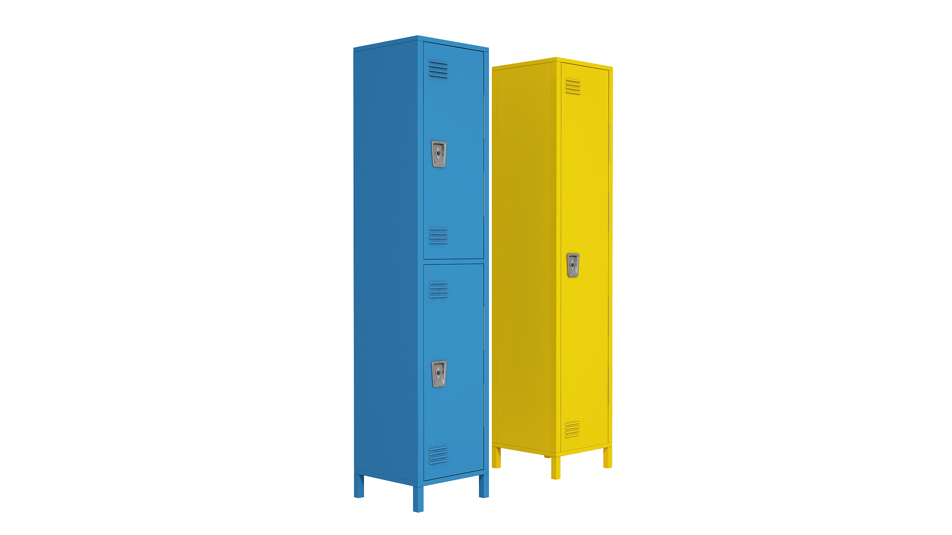 Steel Locker model - TurboSquid 1954099