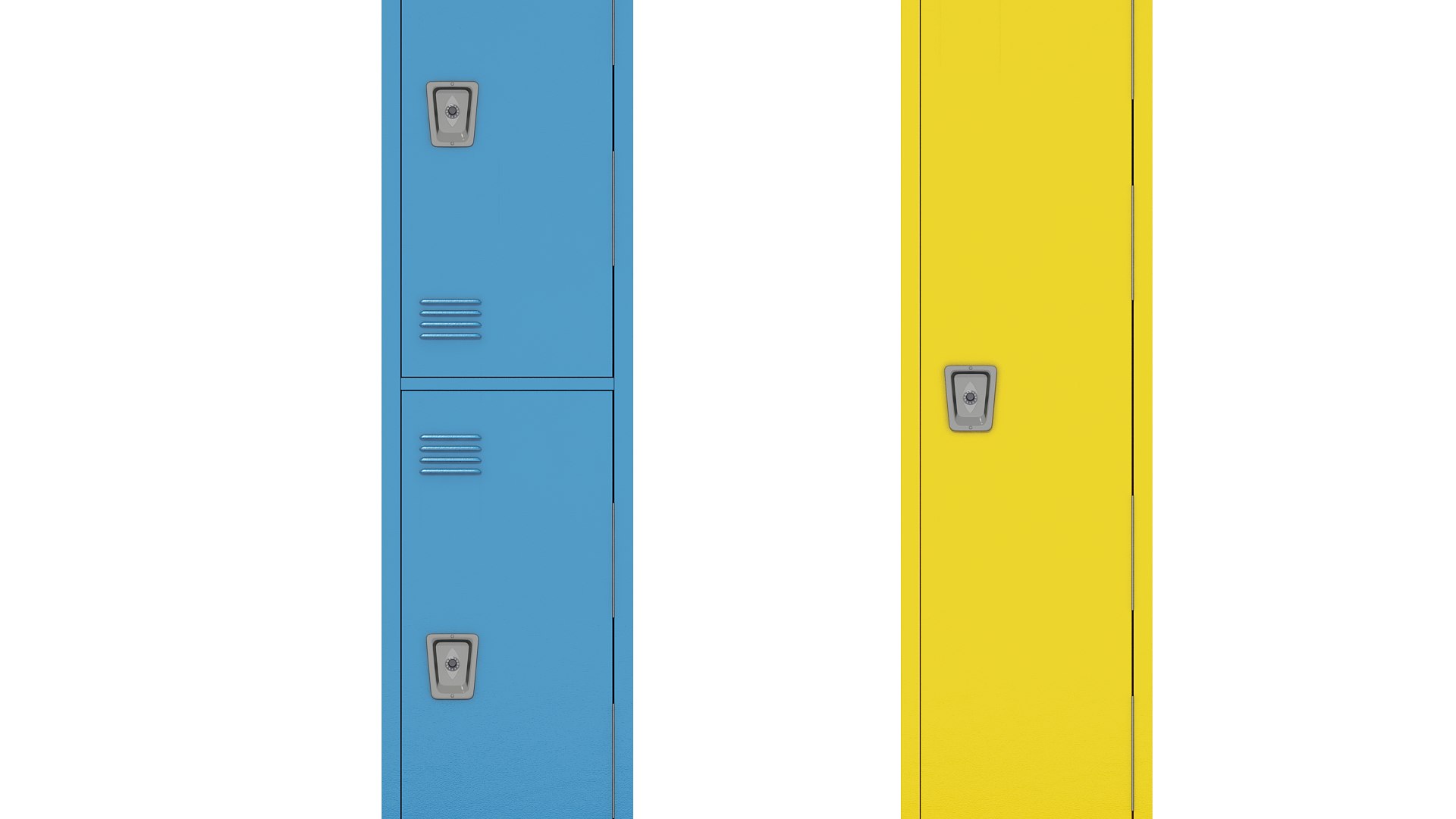 Steel Locker model - TurboSquid 1954099