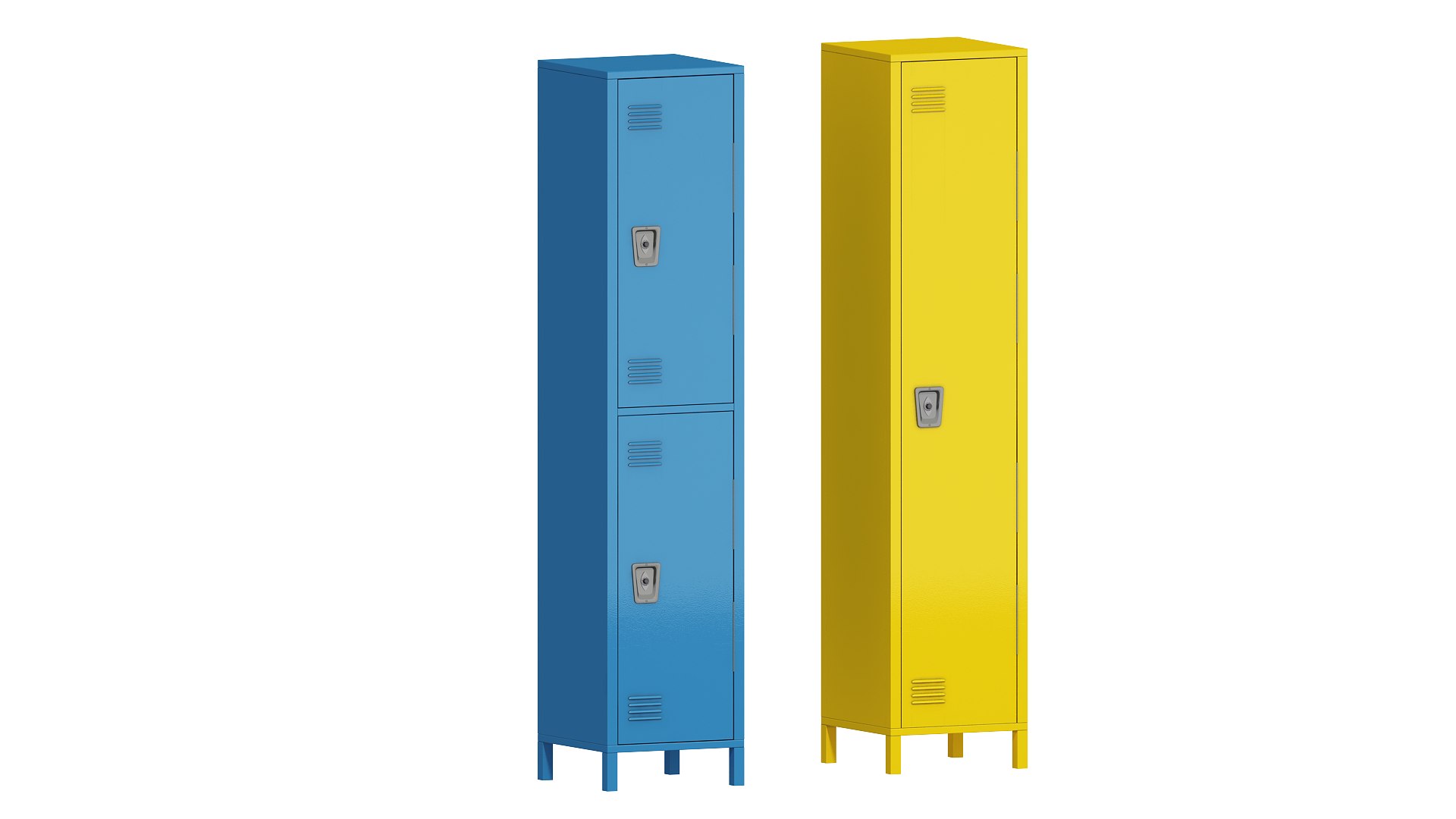 Steel Locker model - TurboSquid 1954099