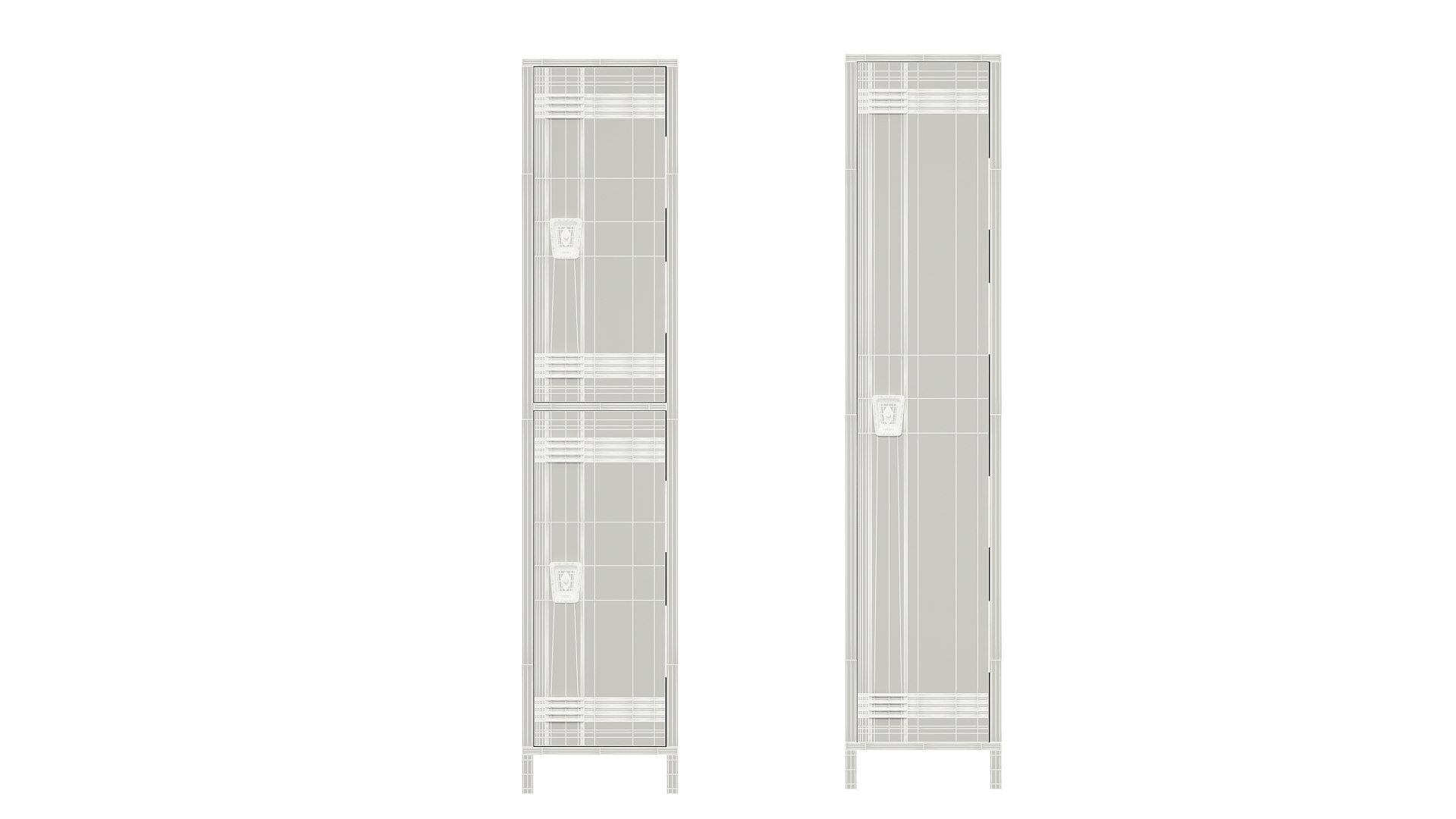 Steel Locker model - TurboSquid 1954099