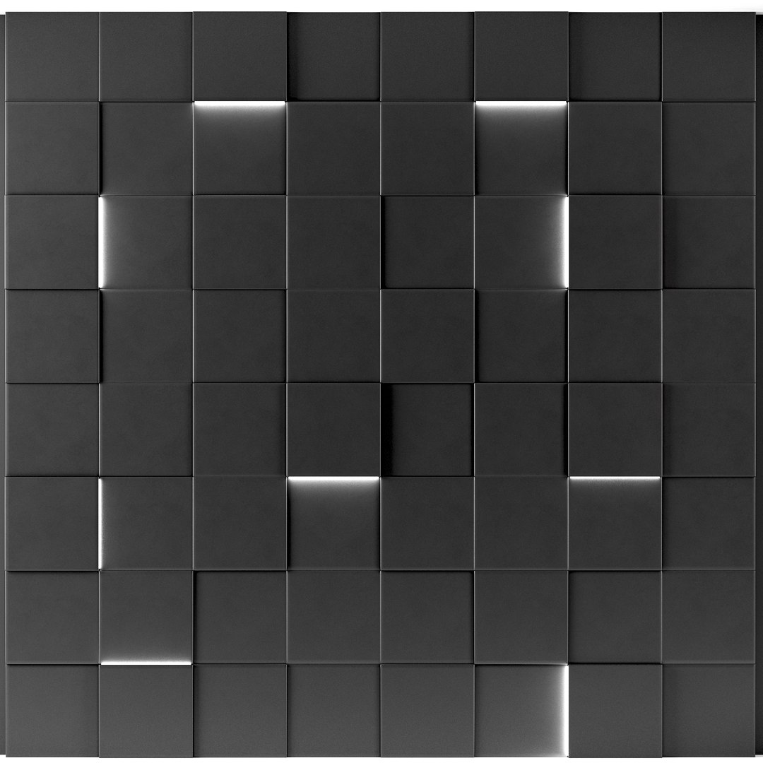 3D Wall Panels Set 3 - TurboSquid 1960459