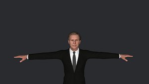 George-W-Bush 1 Hyper Realistic Full Body Fully Rigged