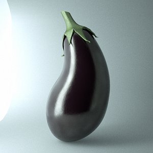 eggplant 3d model