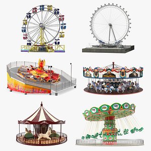 Amusement Park Rides Collection 4