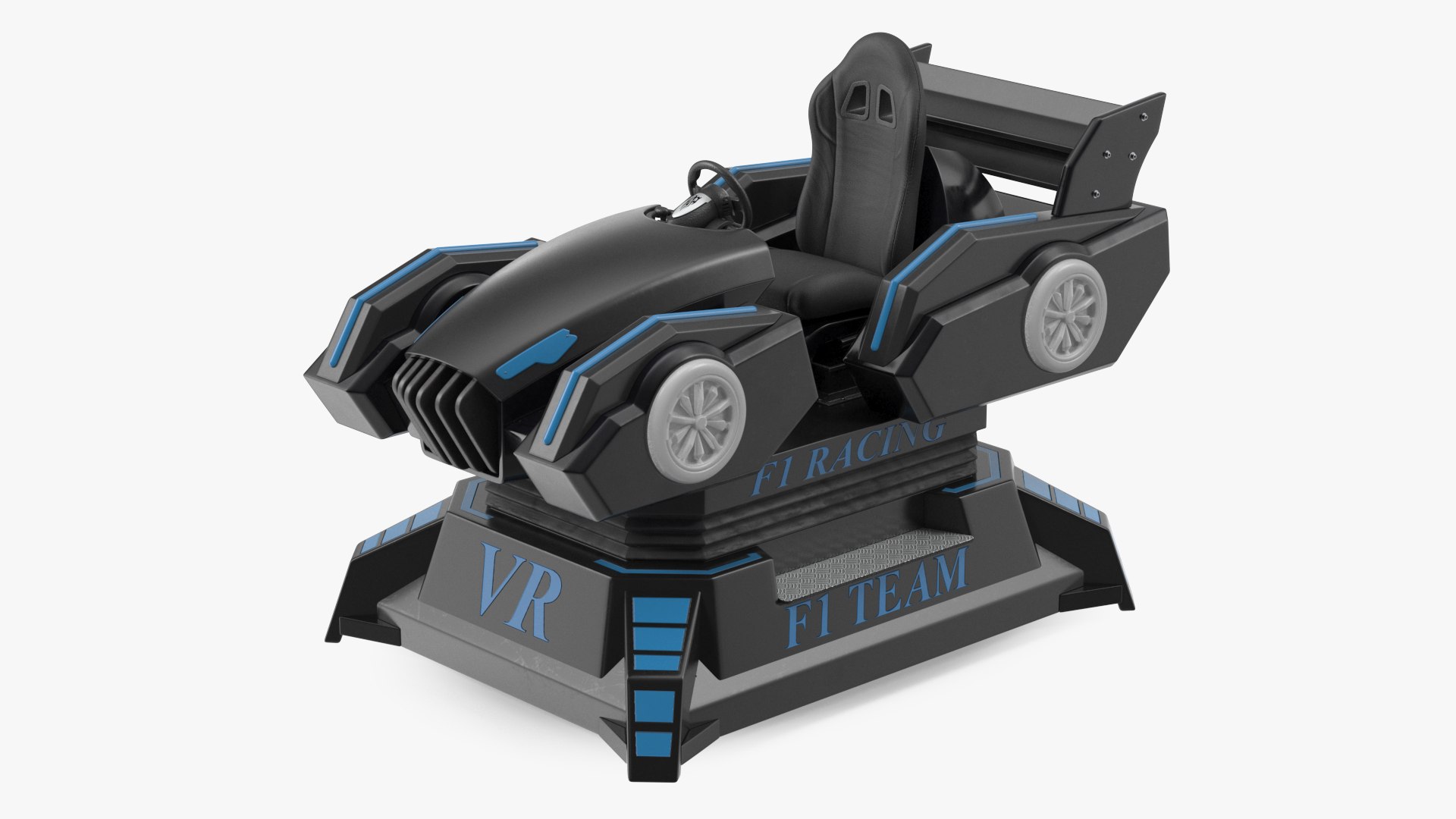 VR Racing Game OFF 3D model preview