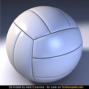 3d volley ball model
