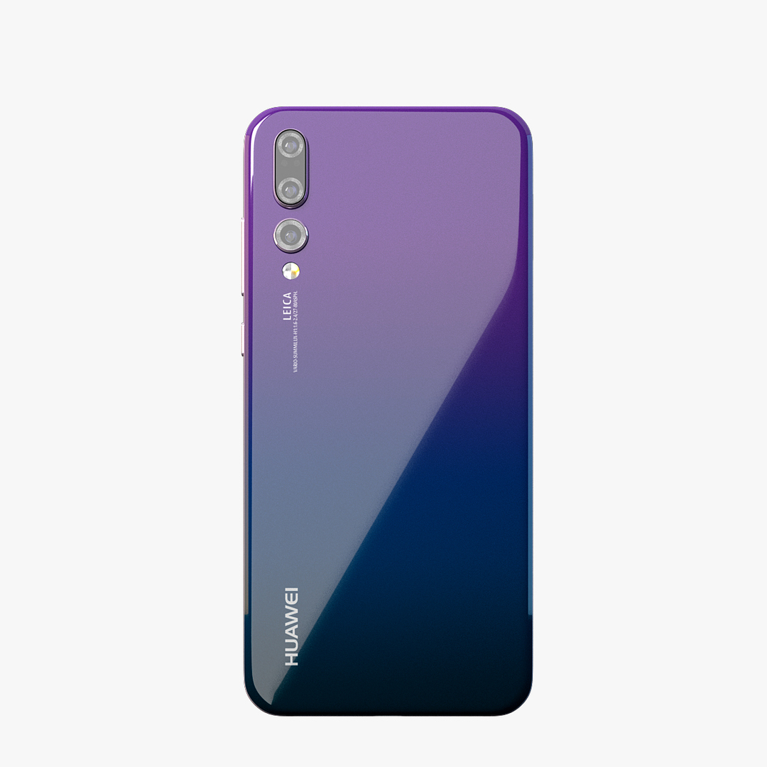 Huawei P20 Pro 3D Model - TurboSquid 1274088