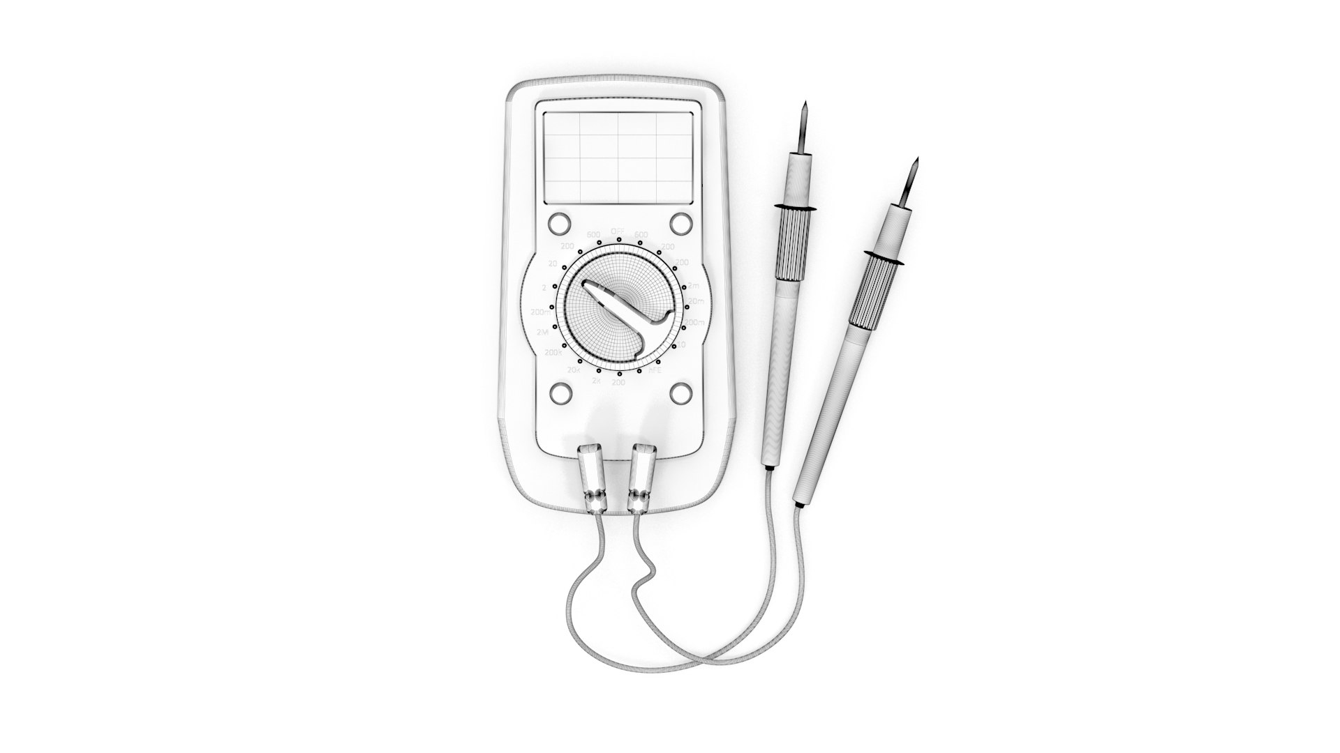 Multimeter 3D Model - TurboSquid 2138828