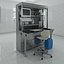 3d model table laboratory equipment