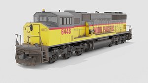 3D Locomotive SD60M model