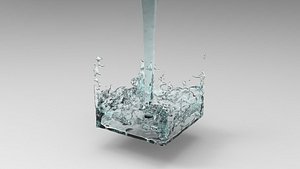 3D water simulation model