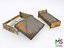furniture abandoned sofa beds 3d max