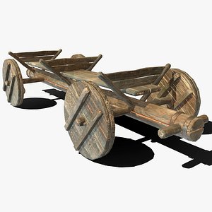 3D Medieval Wagon model