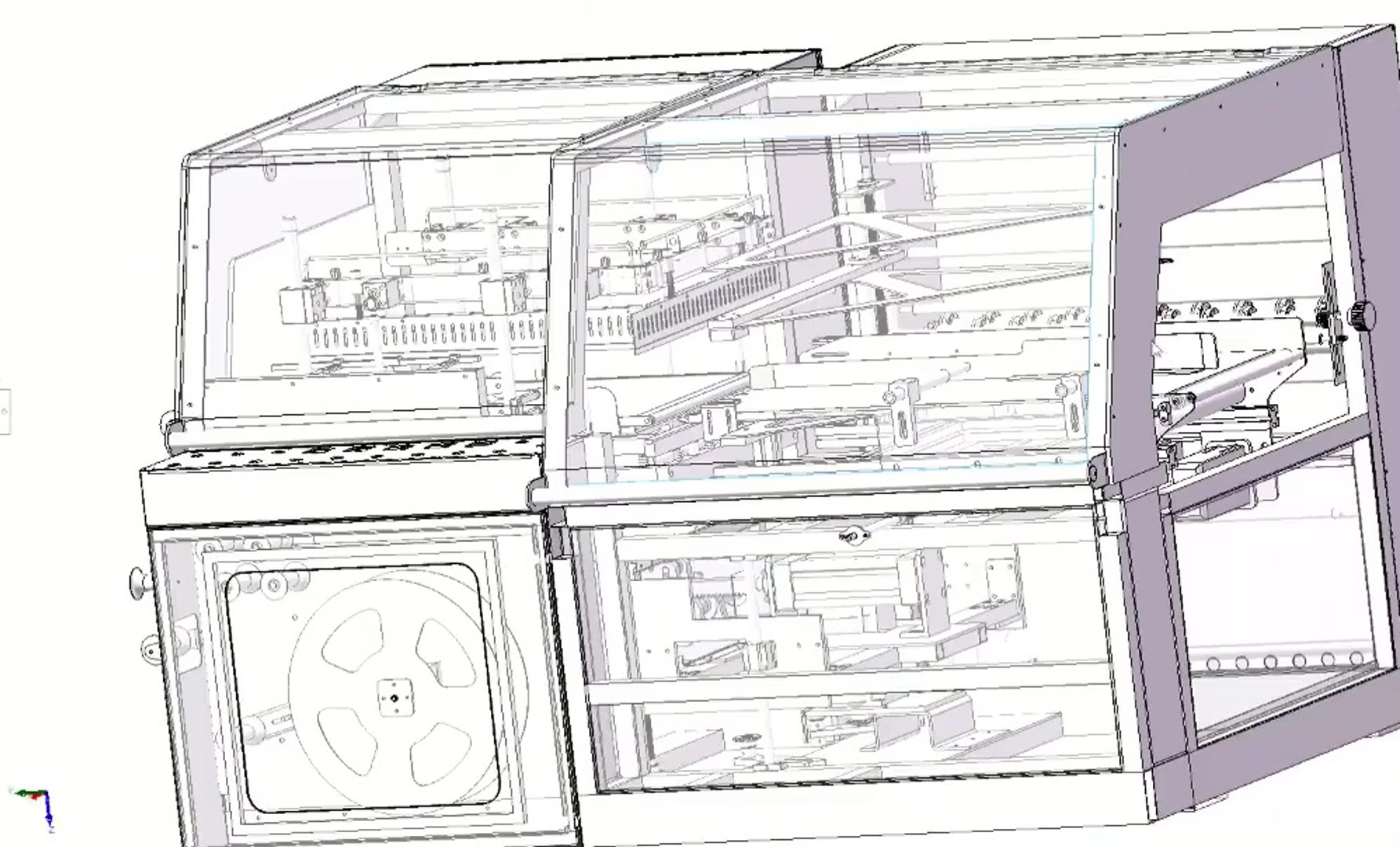 Shrink Wrapping And Packaging Machine 3D CAD Model Model - TurboSquid ...