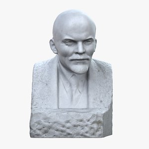 Lenin Marble Bust