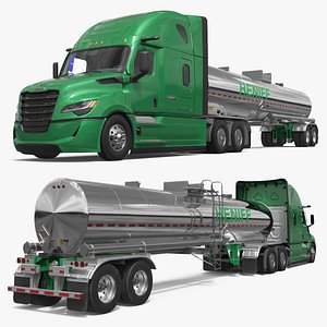 2025 Freightliner Cascadia with HENIFF Chemical Tank 3D model
