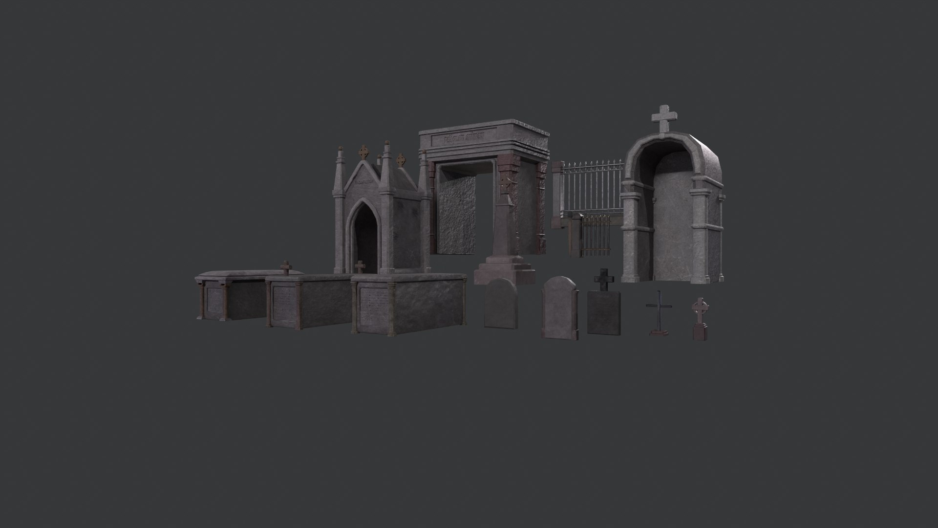 3D Tombs Colleccion Model - TurboSquid 2370374