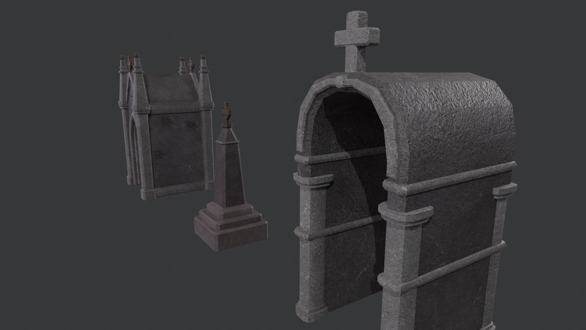 3D Tombs Colleccion Model - TurboSquid 2370374