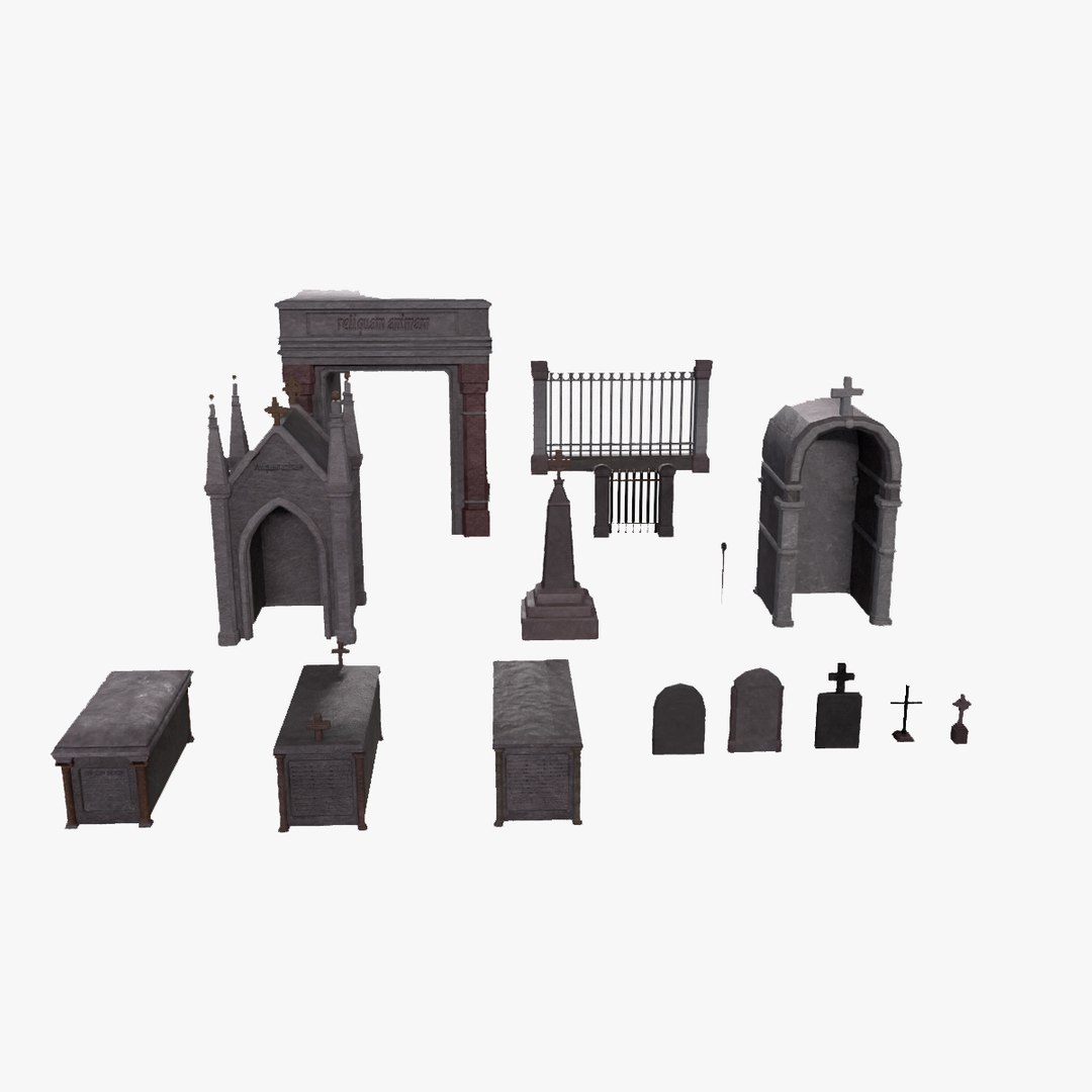 3D Tombs Colleccion Model - TurboSquid 2370374