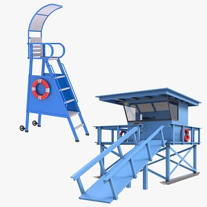 Lifeguard Station and Lifeguard Chair