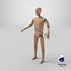 Crash Test Dummy Rigged Low Poly