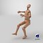 Crash Test Dummy Rigged Low Poly