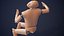 Crash Test Dummy Rigged Low Poly