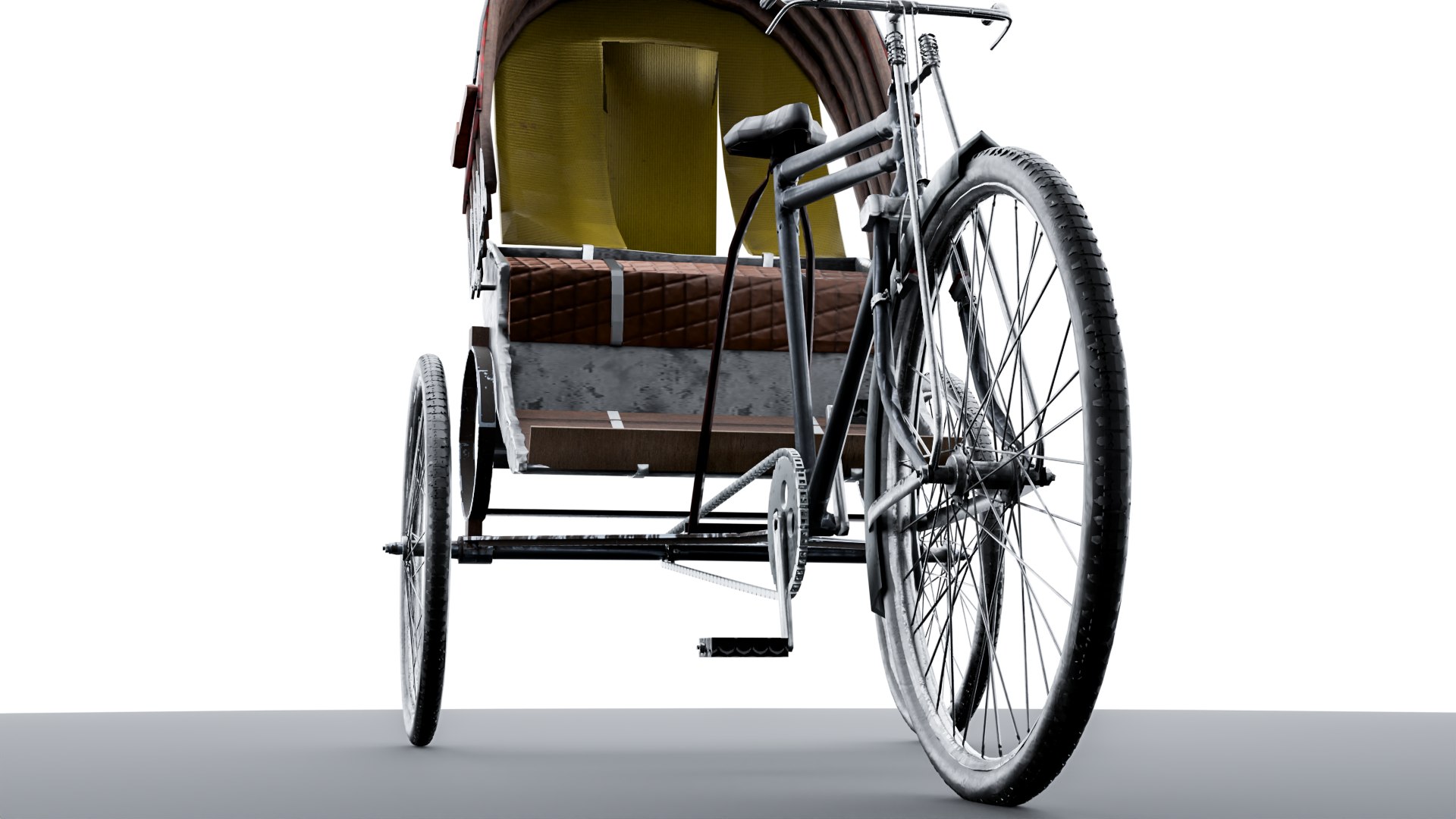 3D Cycle Riksha Model - TurboSquid 2337556