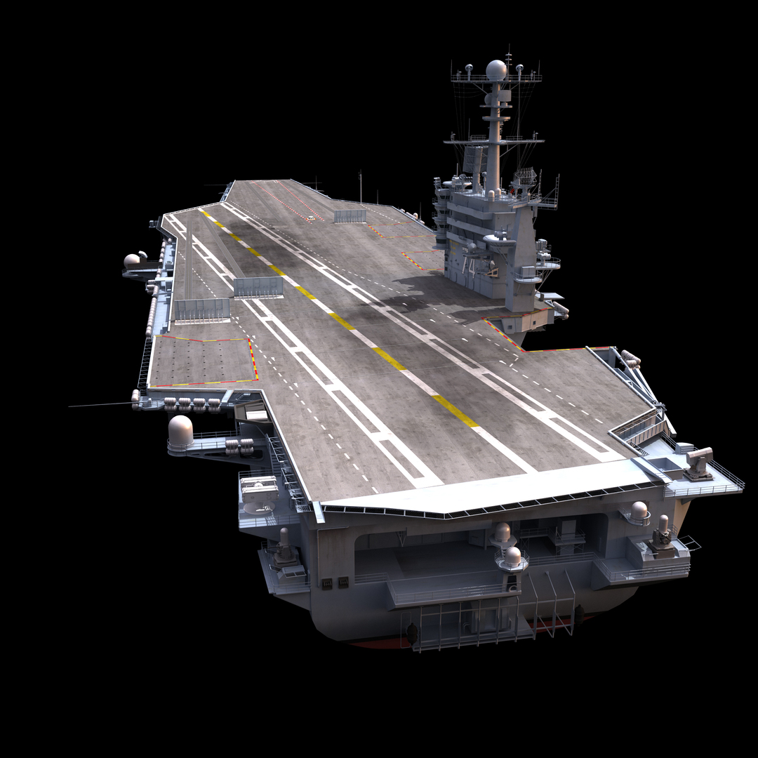 cvn 74 c aircraft carrier 3d obj